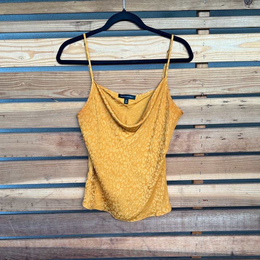 Banana Republic Silky Gold Camisole Top